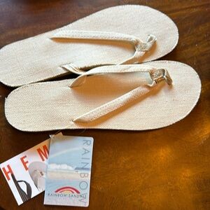 Rainbow women’s flip flops size 11